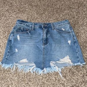 Denim skirt